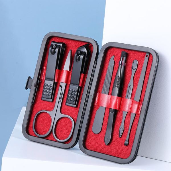 nail art kits 7pcs stainless steel clippers set decoration beauty tools gifts black manicure pliers
nail art kits 7pcs stainless steel clippers set decoration beauty tools gifts black manicure pliers