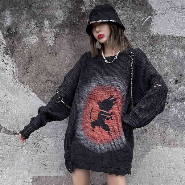 sweaters sweater from the cartoon 2021 gothic upper-end manga streetwear black oversized female winter clothes punk goth plus size woman swe, White;black
sweaters sweater from the cartoon 2021 gothic upper-end manga streetwear black oversized female winter clothes punk goth plus size woman swe, White;black