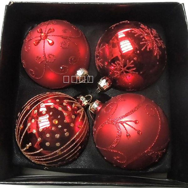 party decoration 16pcs/pack diameter=8cm small size four different design red series hand painting glass ball christmas daytree hanging gift
party decoration 16pcs/pack diameter=8cm small size four different design red series hand painting glass ball christmas daytree hanging gift