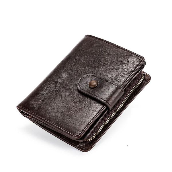 wallets genuine leather men coin purse zipper short male money bag wallet rfid, Red;black
wallets genuine leather men coin purse zipper short male money bag wallet rfid, Red;black