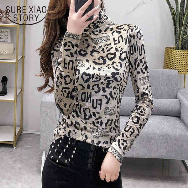 leopard print blouse autumn temperament turtleneck european retro long sleeve fashion joker stretch shirt lady 7701 50 210417, White
leopard print blouse autumn temperament turtleneck european retro long sleeve fashion joker stretch shirt lady 7701 50 210417, White