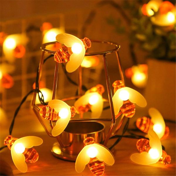 strings battery operated bee shaped led string light cute honey 10/20/30/40leds holiday fairy lamp for christmas party room garden decor
strings battery operated bee shaped led string light cute honey 10/20/30/40leds holiday fairy lamp for christmas party room garden decor