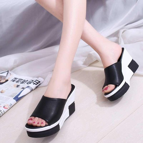 slippers summer women shoes sandals 2021 fashion casual black white woman platform wedges high heels house footwear
slippers summer women shoes sandals 2021 fashion casual black white woman platform wedges high heels house footwear