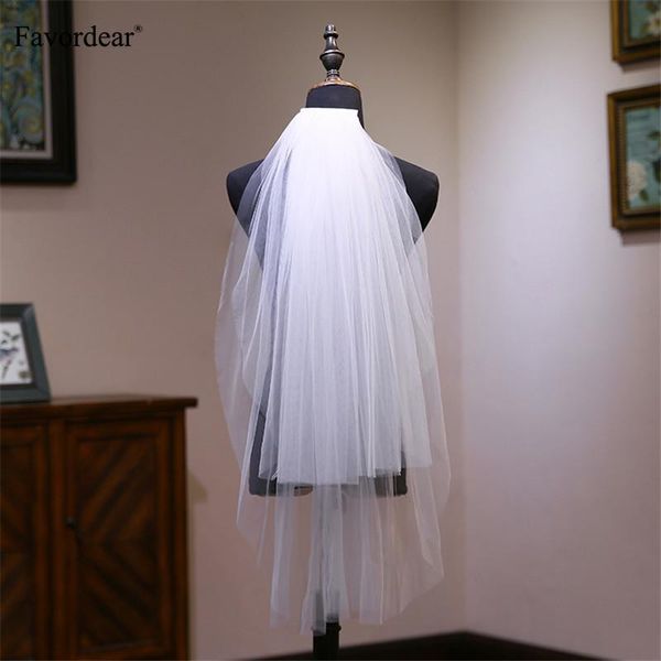 bridal veils favordear fingertip length wedding veil velos de noiva 2 tier white/ivory short with comb accessories, Black
bridal veils favordear fingertip length wedding veil velos de noiva 2 tier white/ivory short with comb accessories, Black