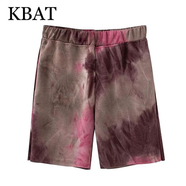 women's shorts kbat 2021 summer elastic waist short loose tie-dye casual vintage high female pants mujer, White;black
women's shorts kbat 2021 summer elastic waist short loose tie-dye casual vintage high female pants mujer, White;black