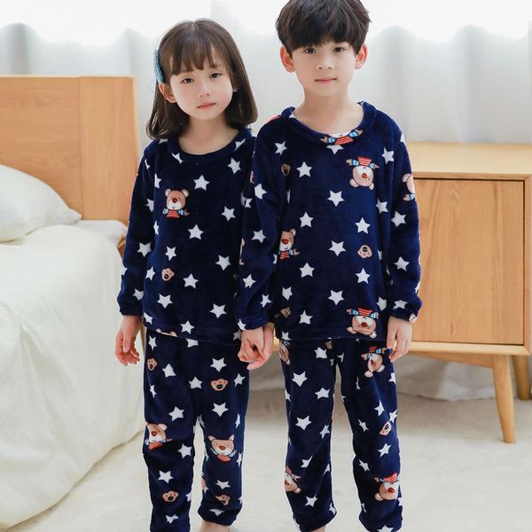 winter homewear kids pijamas flannel warm fleece thicken o-neck cartoon boutique clothing wholesale boy girl sets, White
winter homewear kids pijamas flannel warm fleece thicken o-neck cartoon boutique clothing wholesale boy girl sets, White