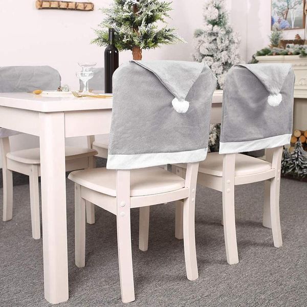 chair covers 6 pcs christmas back santa claus hat dining slipcovers holiday party decorations supplies
chair covers 6 pcs christmas back santa claus hat dining slipcovers holiday party decorations supplies