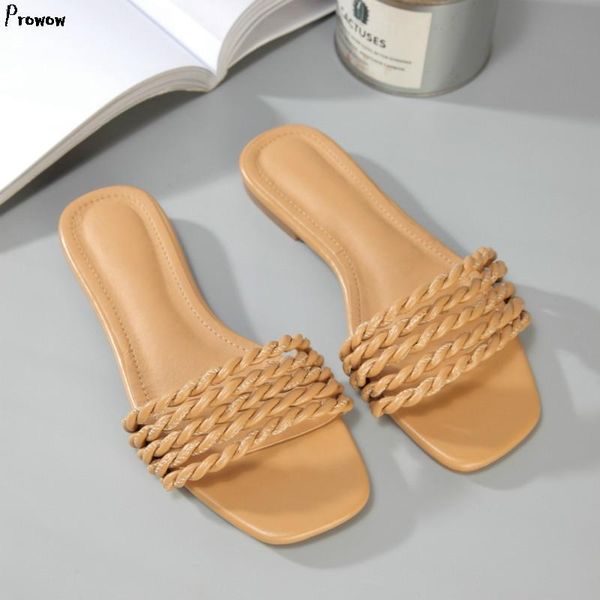fashion weave women slippers open toe flat with casual shoes woman slides summer breathable outdoor flip flops, Black
fashion weave women slippers open toe flat with casual shoes woman slides summer breathable outdoor flip flops, Black