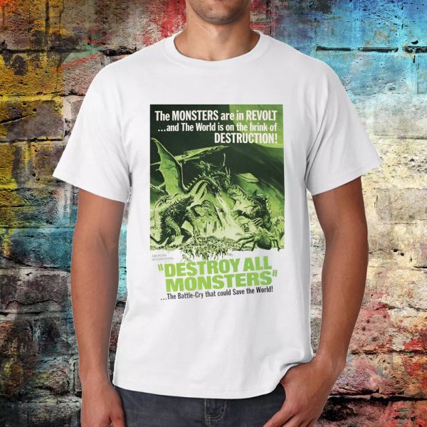 destroy all monsters t-shirt, classic movie t-shirt, b movie tee, White;black
destroy all monsters t-shirt, classic movie t-shirt, b movie tee, White;black