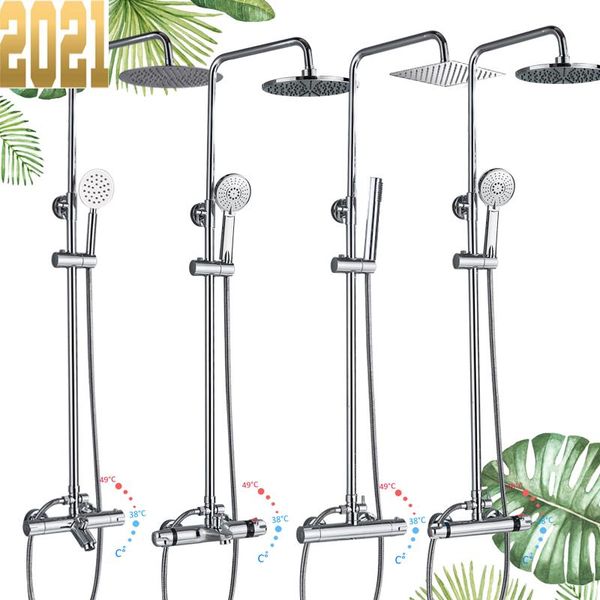 chrome thermostatic shower faucet bathroom bathtub dual handles cold water tap tub spout sets
chrome thermostatic shower faucet bathroom bathtub dual handles cold water tap tub spout sets
