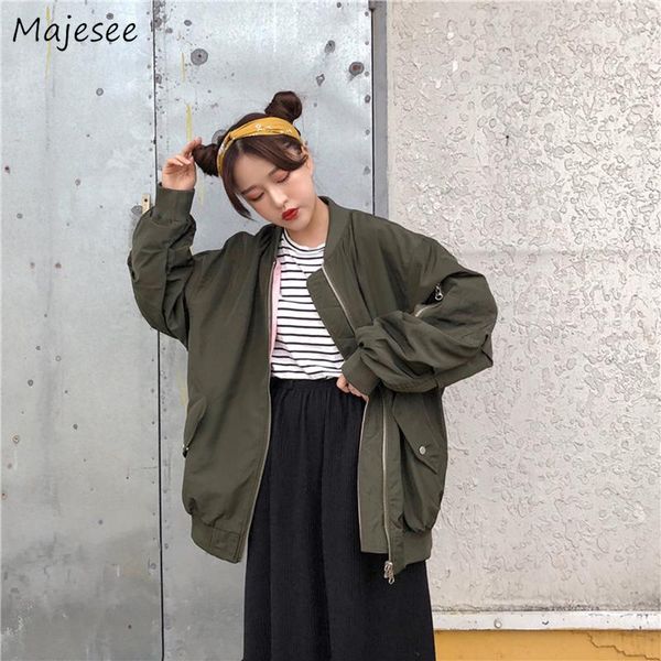 women's jackets women solid baseball jacket oversize harajuku hip-hop bf all-match loose chic korean style couples coats womens outwear, Black;brown
women's jackets women solid baseball jacket oversize harajuku hip-hop bf all-match loose chic korean style couples coats womens outwear, Black;brown