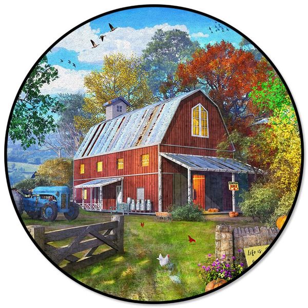 carpets farm life barn retro truck rustic pattern rugs and for home living room round rug children rooms non-slip
carpets farm life barn retro truck rustic pattern rugs and for home living room round rug children rooms non-slip
