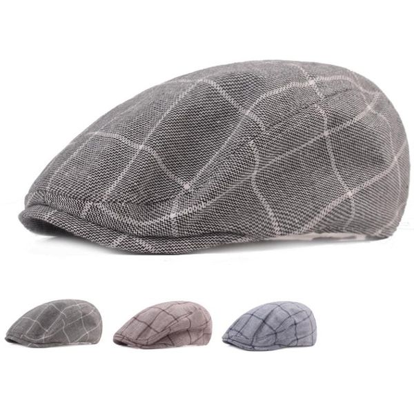 berets ht3703 cap hat men women plaid ivy sboy flat vintage artist painter beret male female adjustable, Blue;gray
berets ht3703 cap hat men women plaid ivy sboy flat vintage artist painter beret male female adjustable, Blue;gray