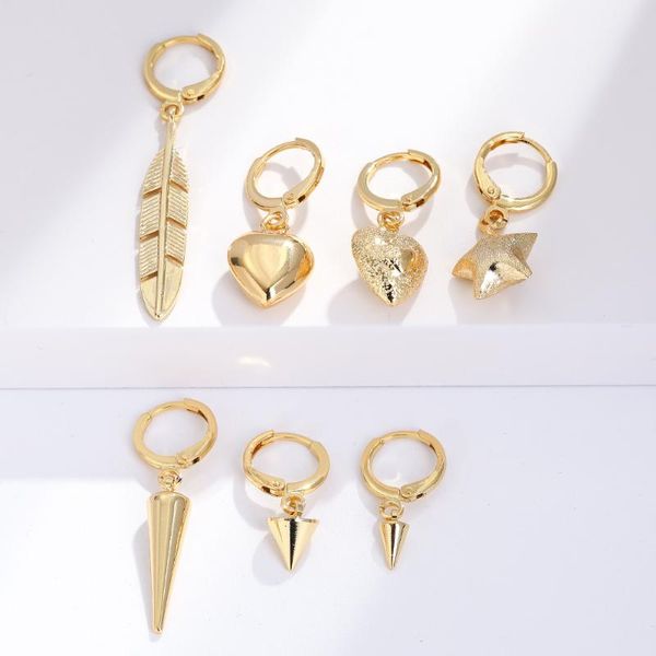 hoop & huggie love heart earrings gold geometric cone dangle trendy female ear rings copper party punk hip hop korean fashion, Golden;silver
hoop & huggie love heart earrings gold geometric cone dangle trendy female ear rings copper party punk hip hop korean fashion, Golden;silver