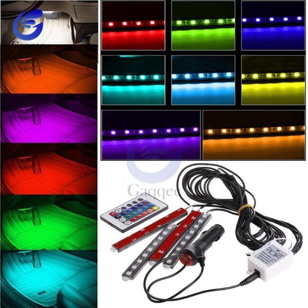 strips dc 12v auto interni 4pcs 9 led remote control cigarette lighter colorful rgb car interior floor light strip for atmosphere
strips dc 12v auto interni 4pcs 9 led remote control cigarette lighter colorful rgb car interior floor light strip for atmosphere