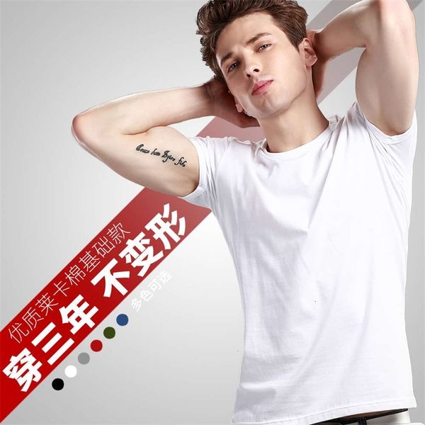 men's t-shirts t shirt basic small pure white t-shirt lycra cotton solid color v-neck round neck short sleeve sports stretch slim fit 0, White;black
men's t-shirts t shirt basic small pure white t-shirt lycra cotton solid color v-neck round neck short sleeve sports stretch slim fit 0, White;black