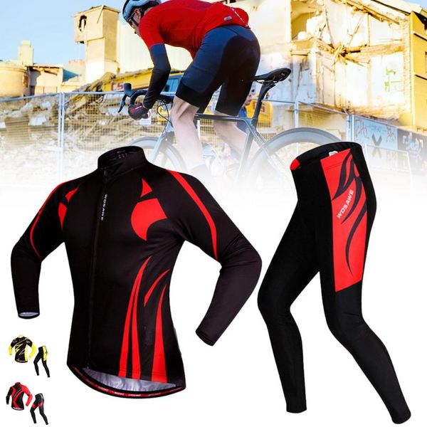 racing sets 2021 autumn long sleeve cycling jersey set bib pants ropa ciclismo bicycle clothing mtb bike uniform men's clothes, Black;blue
racing sets 2021 autumn long sleeve cycling jersey set bib pants ropa ciclismo bicycle clothing mtb bike uniform men's clothes, Black;blue