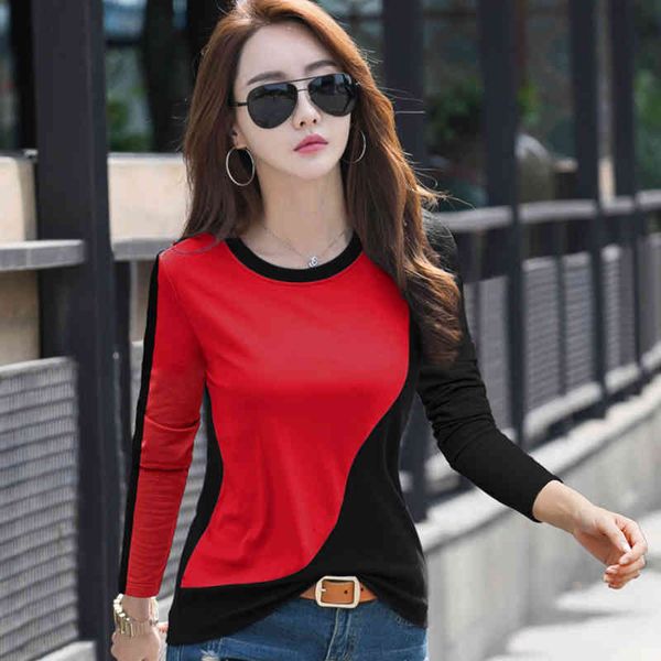 women's sweaters female long-sleeve shintime shirt, trendy cotton shirt for women, contrast-colored clothes, c1dd, White;black
women's sweaters female long-sleeve shintime shirt, trendy cotton shirt for women, contrast-colored clothes, c1dd, White;black