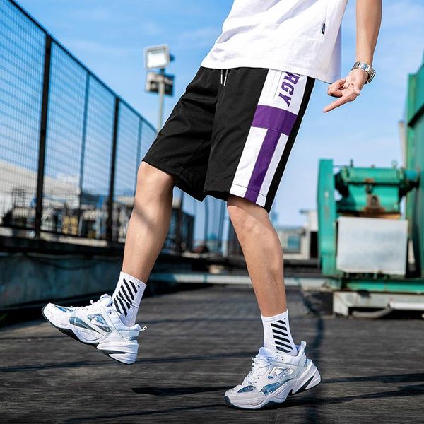 men's shorts 2021 tooling summer fashion color matching loose casual multicolor korean straight leg capris, White;black
men's shorts 2021 tooling summer fashion color matching loose casual multicolor korean straight leg capris, White;black