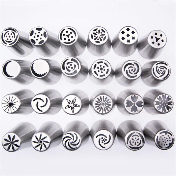 baking & pastry tools russian piping tips set 26pcs cake cupcake decorating supplies kit shaped frosting bags
baking & pastry tools russian piping tips set 26pcs cake cupcake decorating supplies kit shaped frosting bags