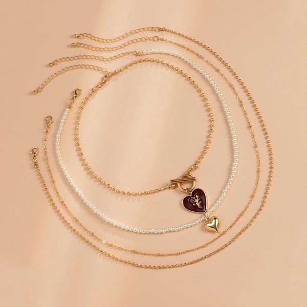 pendant necklaces purui layered pearl beads chain choker necklace for women fashion y2k heart 2021 jewelry neck trendy collar, Silver
pendant necklaces purui layered pearl beads chain choker necklace for women fashion y2k heart 2021 jewelry neck trendy collar, Silver