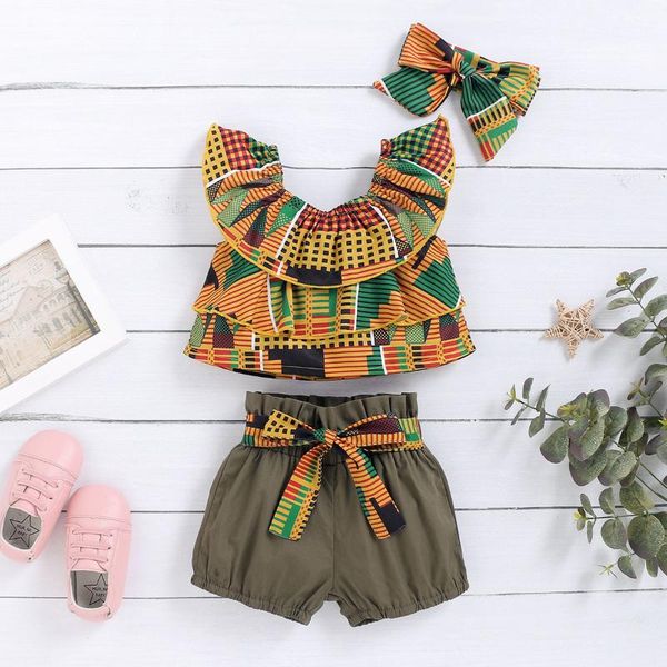 clothing sets 2021 1-5y summer kids girls 3pcs clothes fashion geometric print sleeveless ruffle shorts with headband casual outfits, White
clothing sets 2021 1-5y summer kids girls 3pcs clothes fashion geometric print sleeveless ruffle shorts with headband casual outfits, White