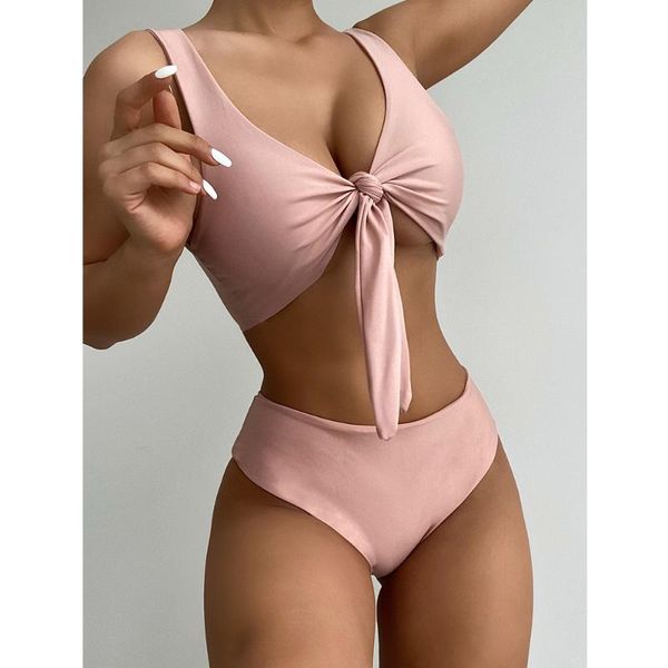 women's swimwear mid waist bikini set 2021 bow-knot women swimsuit female solid color bather bathing suit beachwear swim, White;black
women's swimwear mid waist bikini set 2021 bow-knot women swimsuit female solid color bather bathing suit beachwear swim, White;black