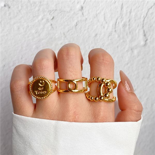 vintage punk gold color fashion ring for women female minimalist open adjustable goth geometric party wedding ring jewelry gifts, Golden;silver
vintage punk gold color fashion ring for women female minimalist open adjustable goth geometric party wedding ring jewelry gifts, Golden;silver