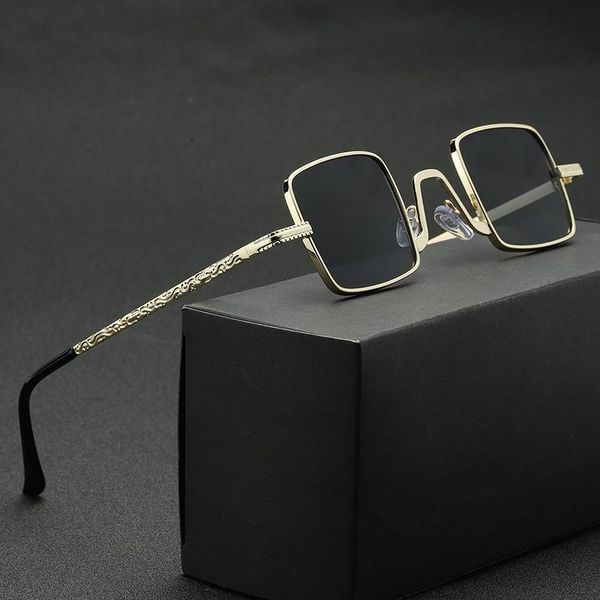 sunglasses 2021 punk glasses women classic metal square sun mirror brands design vintage men uv400, White;black
sunglasses 2021 punk glasses women classic metal square sun mirror brands design vintage men uv400, White;black