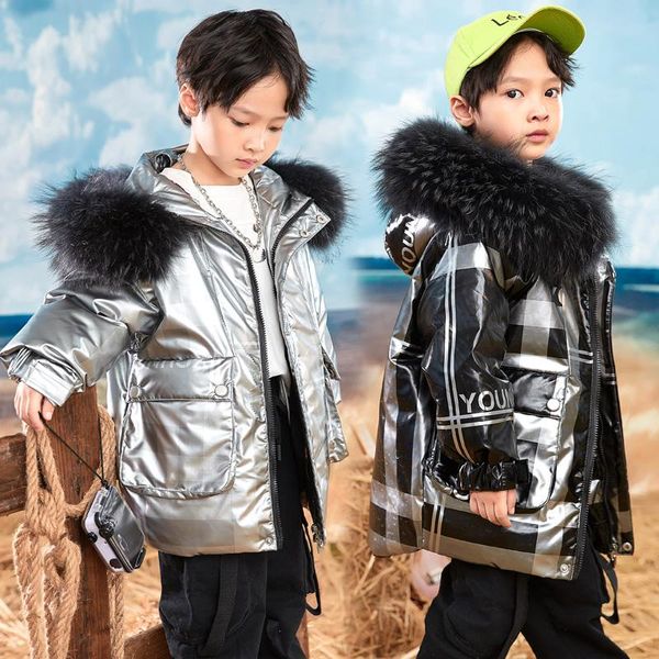 down coat fashion style children's jacket winter boy parka white duck thick warm long, Blue;gray
down coat fashion style children's jacket winter boy parka white duck thick warm long, Blue;gray