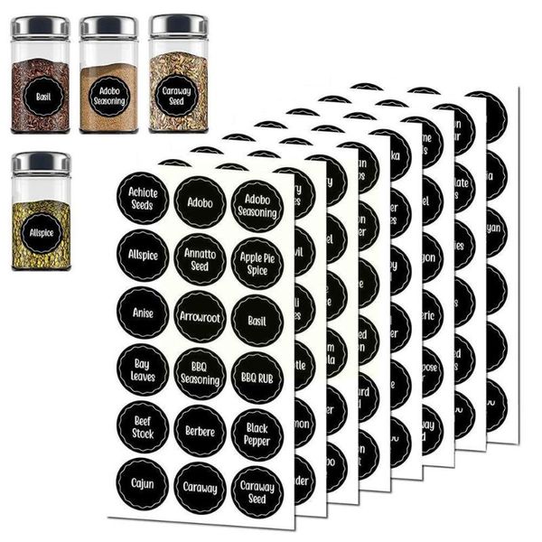 wall stickers 8 sheets/set kitchen spice label waterproof chalkboard labels 144pcs jars storage bottles tags contain home bottle z7v8
wall stickers 8 sheets/set kitchen spice label waterproof chalkboard labels 144pcs jars storage bottles tags contain home bottle z7v8