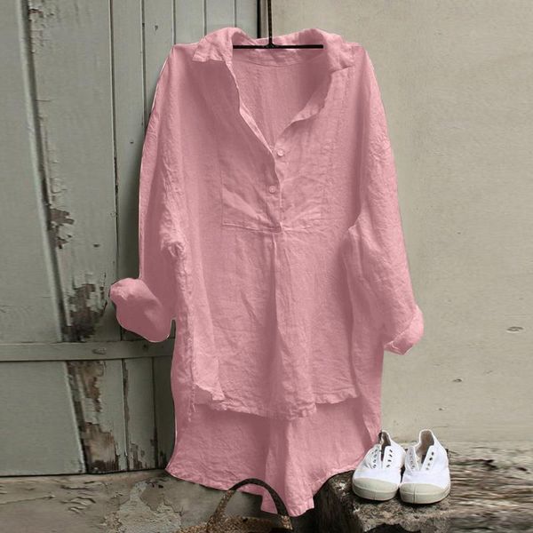 women's blouses & shirts blouse women casual fashion long sleeve button loose irregular vintage elegant style streetwear for, White
women's blouses & shirts blouse women casual fashion long sleeve button loose irregular vintage elegant style streetwear for, White