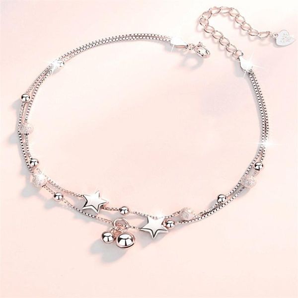 link, chain 2021 star bell women's bracelet simple fashion ins banquet birthday gift jewelry wholesale, Black
link, chain 2021 star bell women's bracelet simple fashion ins banquet birthday gift jewelry wholesale, Black
