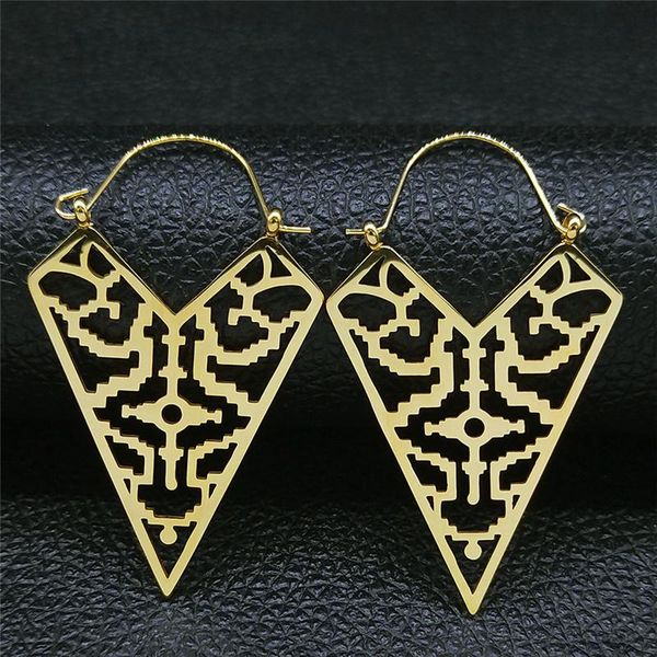 hoop & huggie geometry stainless steel earings women gold color big flower earrings round boho jewelry aros argolla e9310s01, Golden;silver
hoop & huggie geometry stainless steel earings women gold color big flower earrings round boho jewelry aros argolla e9310s01, Golden;silver