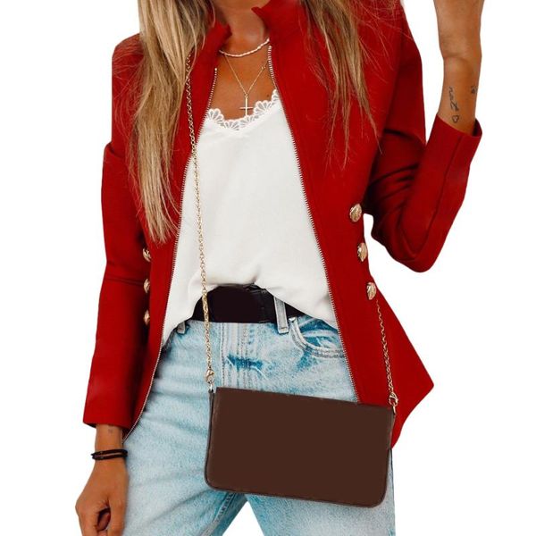 autumn women's jacket stand collar solid coat female long sleeve zipper slim women clothing fall clothes for jackets, Black;brown
autumn women's jacket stand collar solid coat female long sleeve zipper slim women clothing fall clothes for jackets, Black;brown