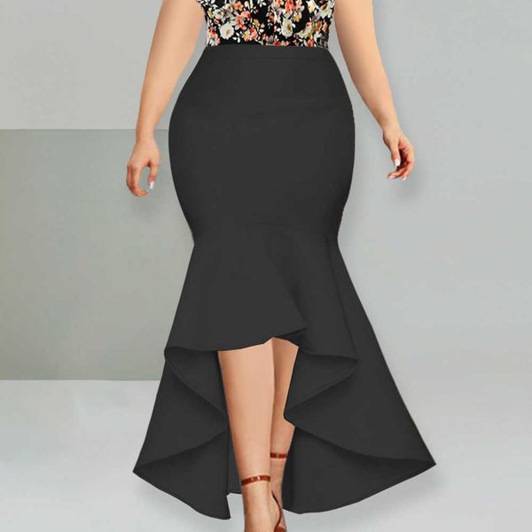 plus size skirts women high waist irregular package hip long ruffles skirt for ladies evening birthday party event occasion 2021, Black
plus size skirts women high waist irregular package hip long ruffles skirt for ladies evening birthday party event occasion 2021, Black