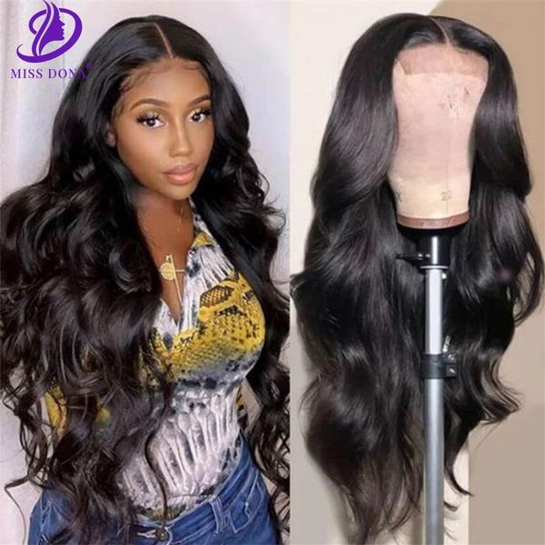 miss dona 30 32 34 inch brazilian natural color frontal wig body wave lace human hair plucked for black women wigs, Black;brown
miss dona 30 32 34 inch brazilian natural color frontal wig body wave lace human hair plucked for black women wigs, Black;brown