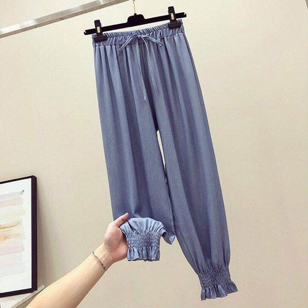 capris spring summer woman tennis hare elastic waist loose ankle length all combined casual black pink blue pants d360, Black;white
capris spring summer woman tennis hare elastic waist loose ankle length all combined casual black pink blue pants d360, Black;white