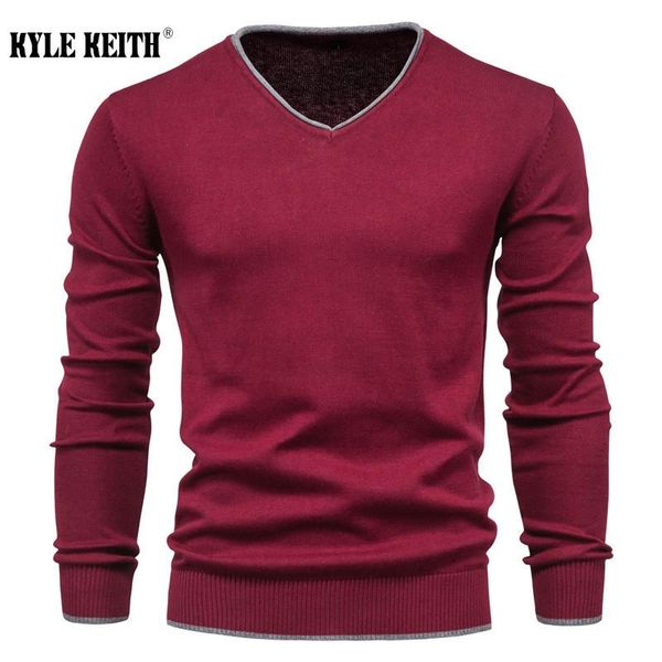 men's sweaters 100% cotton pullover v-neck sweater solid color long sleeve autumn slim men casual jersey hombre clothing, White;black
men's sweaters 100% cotton pullover v-neck sweater solid color long sleeve autumn slim men casual jersey hombre clothing, White;black