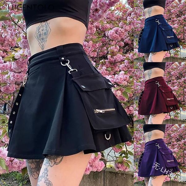 skirts lugentolo sweet skirt women summer large size empire solid fashion pocket high waist female casuial zipper pleated, Black
skirts lugentolo sweet skirt women summer large size empire solid fashion pocket high waist female casuial zipper pleated, Black