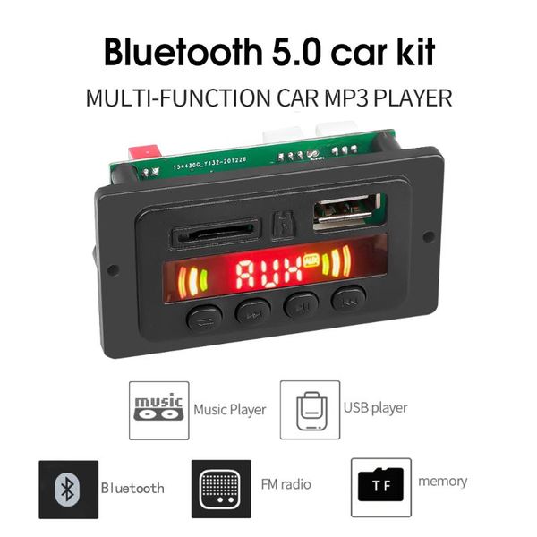 bluetooth 5.0 mp3 wma decoder board player 12v wireless audio usb tf fm radio module recorders for car accessories & mp4 players
bluetooth 5.0 mp3 wma decoder board player 12v wireless audio usb tf fm radio module recorders for car accessories & mp4 players