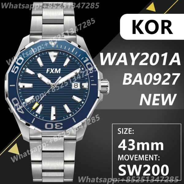 wristwatches men's automatic mechanical watch 43mm calibre 5 kor 904l super clone sports vsf waterproof, Slivery;brown
wristwatches men's automatic mechanical watch 43mm calibre 5 kor 904l super clone sports vsf waterproof, Slivery;brown