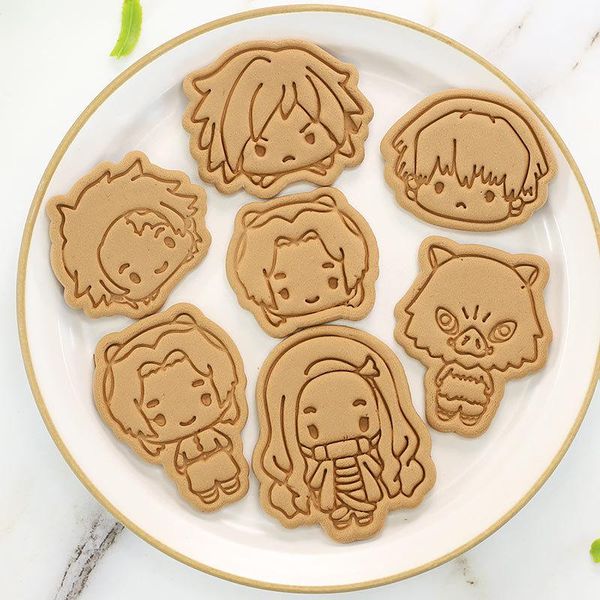 baking moulds anime demon slayer cookie cutter 6/12/20pcs set reusable tools for cakes plastic stamp home decoration party
baking moulds anime demon slayer cookie cutter 6/12/20pcs set reusable tools for cakes plastic stamp home decoration party