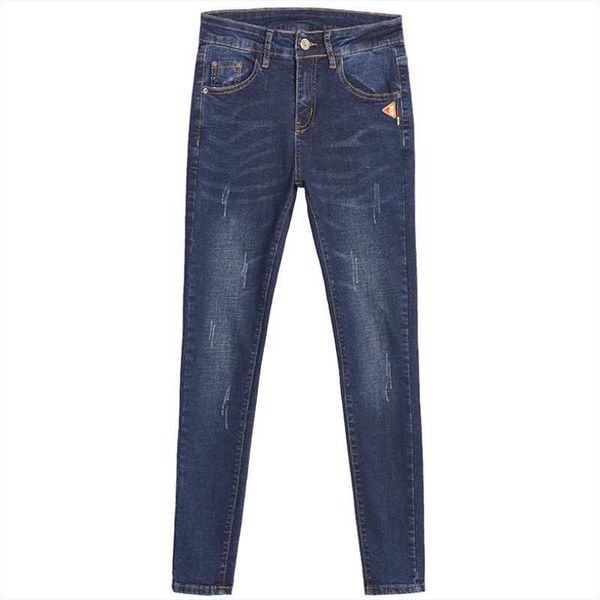 women's jeans high waist 2021 spring autumn leisure tight skinny feet pants pencil long wild plus size scratch female, Blue
women's jeans high waist 2021 spring autumn leisure tight skinny feet pants pencil long wild plus size scratch female, Blue