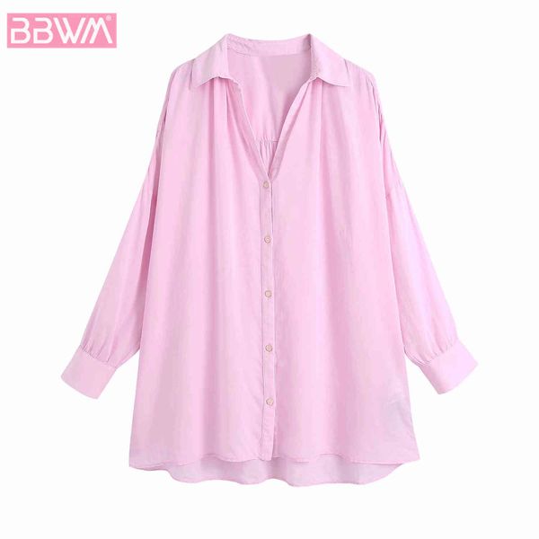 single-breasted long-sleeved loose chic female lapel long sleeve pure color poplin women's shirt 210507, White
single-breasted long-sleeved loose chic female lapel long sleeve pure color poplin women's shirt 210507, White