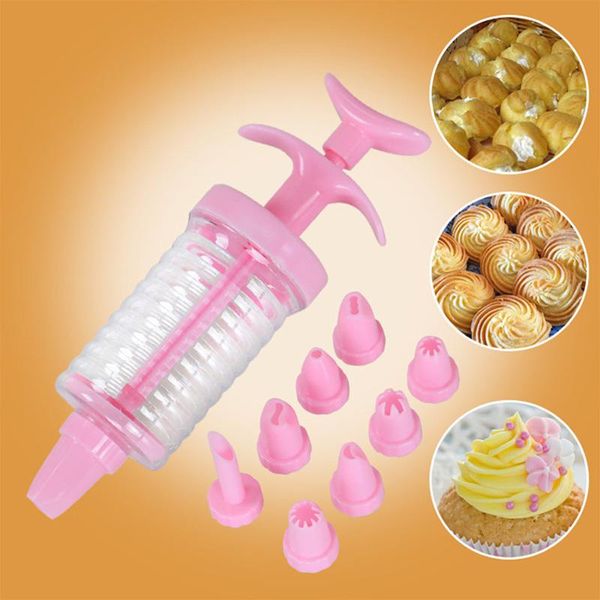 plastic decorating nozzle cake biscuit pastry ice cream dessert diy gun multifunctional modeling set home baking & tools
plastic decorating nozzle cake biscuit pastry ice cream dessert diy gun multifunctional modeling set home baking & tools