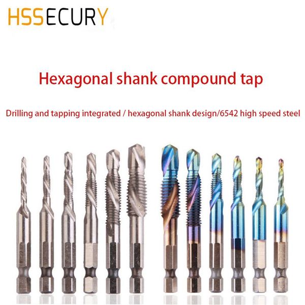 6pcs titanium plated hex shank hss screw mini tap die set ratchet wrench tools thread metric drill bits machine hand
6pcs titanium plated hex shank hss screw mini tap die set ratchet wrench tools thread metric drill bits machine hand