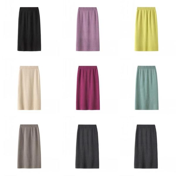 women 2021 autumn and winter knee-length knitted skirt one step high waist slimming package hip long skirts, Black
women 2021 autumn and winter knee-length knitted skirt one step high waist slimming package hip long skirts, Black