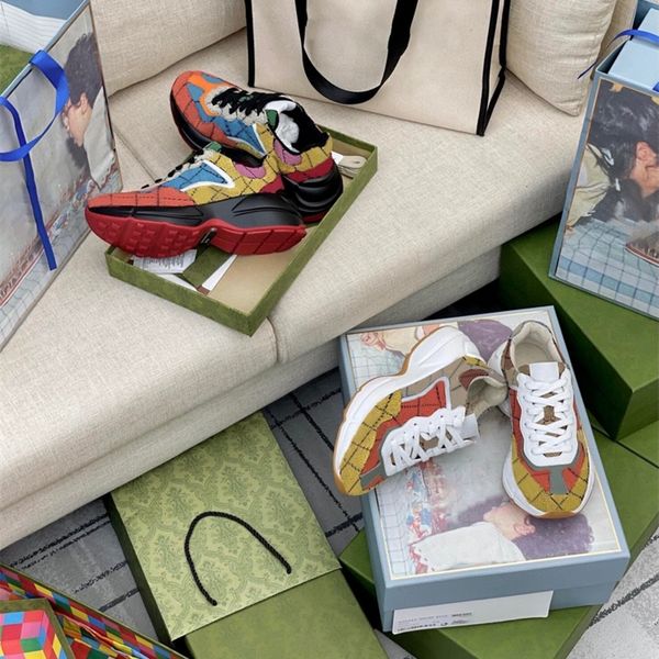 2021 designer luxury shoe multicolor series rhyton men women ladies casual shoes sneakers with box size 35-45 urshoeszone, Black
2021 designer luxury shoe multicolor series rhyton men women ladies casual shoes sneakers with box size 35-45 urshoeszone, Black