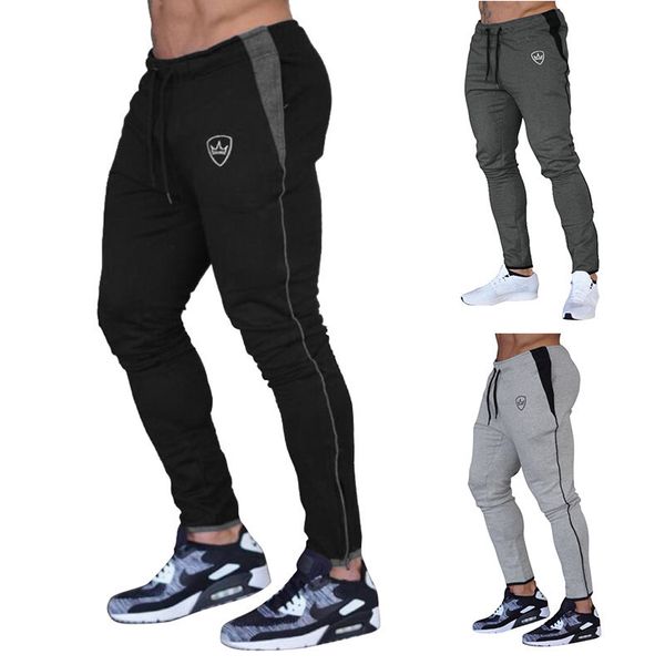 fashion boutique pants european autumn and winter men's solid color crown casual sports k, Black
fashion boutique pants european autumn and winter men's solid color crown casual sports k, Black